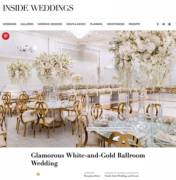 Inside Weddings-White & Gold 